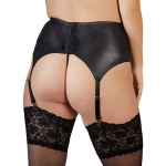 Porte-Jarretelle noir de la collection Cottelli, lingerie sexy grandes tailles