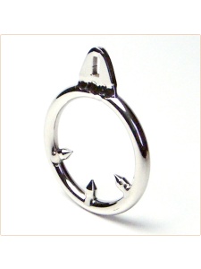Replacement anti-fall ring for chastity cage