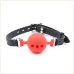 Breathable ball gag for BDSM games