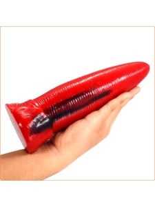 Plug Anal Double Red Silicone XXL