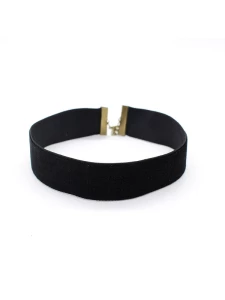 Black velvet ribbon choker necklace