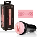 Image of the Vortex Fleshlight Pink Lady Masturbator, a pink sextoy offering an intense sensation of pleasure