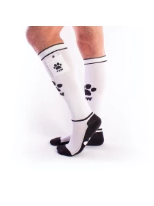 Image of Fetish Party Socks Brutus White/Black with Pockets