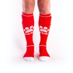 Immagine dei calzini Fetish Party PUPPY di Brutus in rosso/bianco