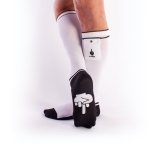 PUPPY Socken mit Taschen in Weiß/Schwarz von Brutus
