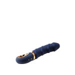 Abbildung des Belenos Vibrators von Dream Toys, dunkelblau mit goldenen Details