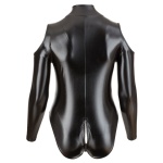 Image of the Cottelli Collection wetlook bodysuit, sexy lingerie with a shiny and matt wet look