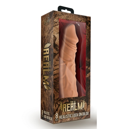 Abbildung des 8-Zoll-Reality-Dildos Blush bietet ein realistisches Erlebnis