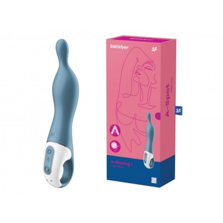 Image of the Satisfyer A-Mazing 1 vibrator, a powerful sextoy that stimulates the A-spot