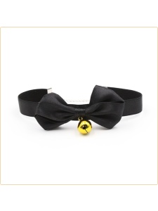 Image of the chic and sexy erotic bow tie necklace