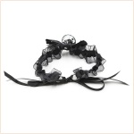 Image of the Erotic Black Lace Necklace with Bell