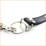 Écharpe de l'étrier BDSM en PU noir