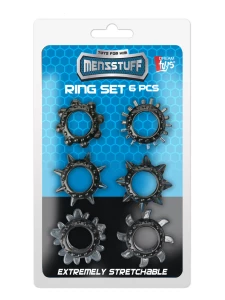 Set Cockrings Extensibles Menzstuff - Accessoires Sexy