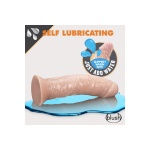 Realistic self-lubricating dildo 20 cm by Blush, realistic self-lubricating sextoy