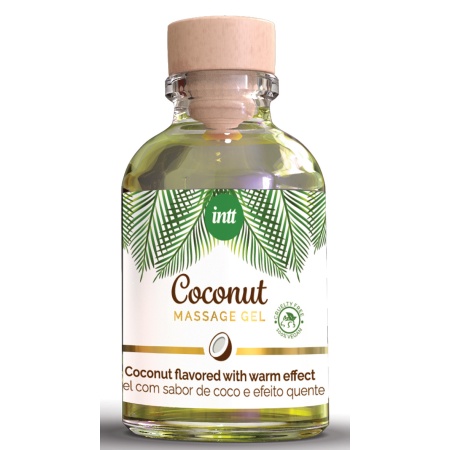Vegan coconut massage gel by Intt