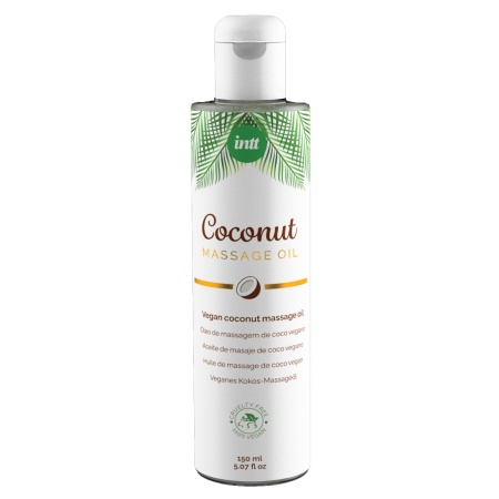 Image of the product Vegan Massage Oil Coconut Intt - 150 ml