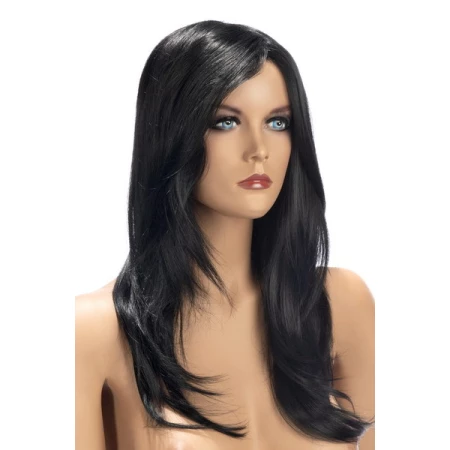 Image of the Olivia Long Wig in Black by World Wigs