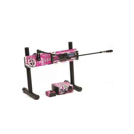 Machine sexuelle puissante et polyvalente F-Machine Pro 3 en noir et rose