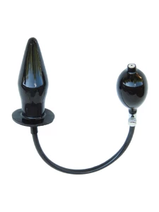 Image of the Inflatable Anal Plug - Black Luxury