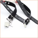Bâillon de Gorge Profonde pour BDSM avec double joint torique en acier inoxydable