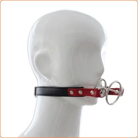 Bâillon de Gorge Profonde pour BDSM avec double joint torique en acier inoxydable