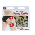 Image of Leopard Fur Handcuffs by DreamToys, elegant BDSM accessory