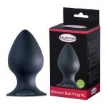 Plug Anal Silicone MALESATION XL black with suction cup