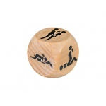 Sexy wooden dice by ST RUBBER