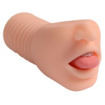 Realistic mouth masturbator for intense pleasure