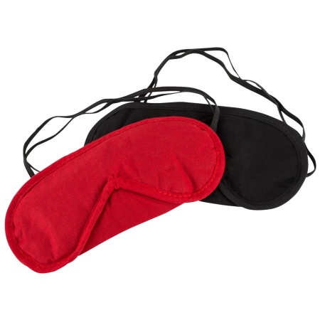Erotische Maske in Rot und Schwarz von der Marke Cottelli Collection