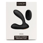Image of the Svakom Vick Black Prostate Stimulator, black, by Svakom