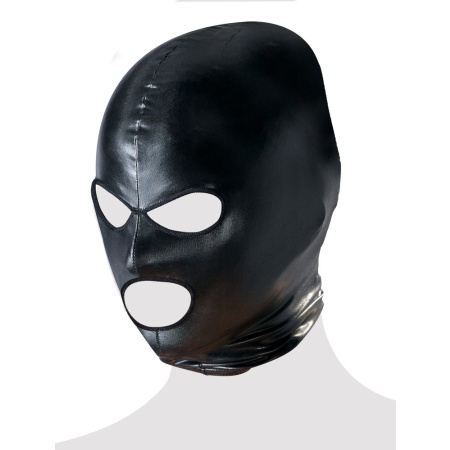 Mixed Wetlook Mask by Bad Kitty - Black