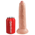 Image of the Dildo King Cock Uncut - Flesh 9", a realistic sextoy for intense stimulation