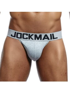 Homme portant le Jockstrap sportif JockMail confortable et résistant