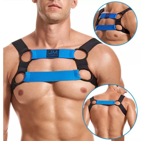 Harnais JockMail élastique et extensible avec des contrastes saisissants