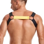 Image of the JockMail Shoulder Harness, a fetish lingerie accessory