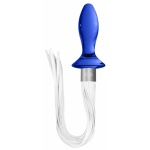 Immagine del plug anale in vetro blu CHRYSTALINO Tail