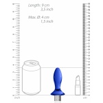 Immagine del plug anale in vetro blu CHRYSTALINO Tail
