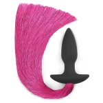 Plug Queue de Cheval Rose pour jeux coquins
