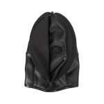 BDSM Double Layer Black Simili Hood for Eye Mask
