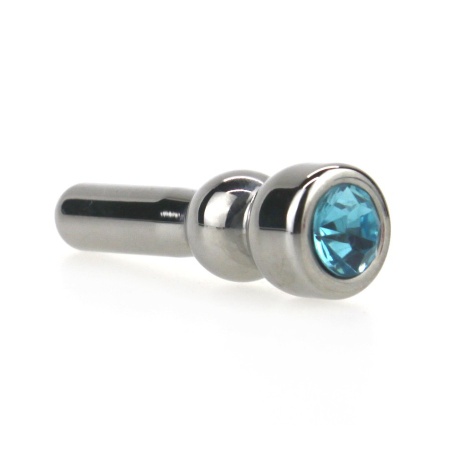 Immagine di Blue Jewel Penis Plug - Elegante accessorio sessuale
