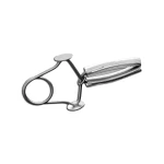 Stainless steel penis clamp for BDSM games