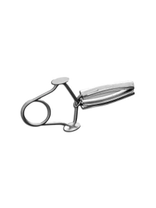 Stainless steel penis clamp for BDSM games