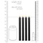 Four black SM Ouch candles for sensual games