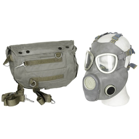 Maschera antigas militare MP4 con borsa