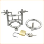 Image showing the Ø 40.45.50 Stainless Steel Urethral Cage for BDSM