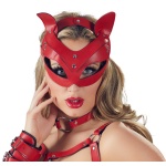 Immagine di Catwoman Sensuale Maschera da gatto in similpelle - Bad Kitty