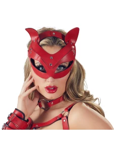 Image of Catwoman Sensual Leatherette Cat Mask - Bad Kitty