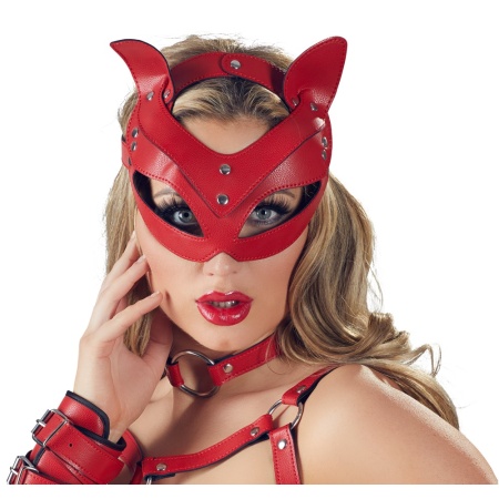 Image du Masque de Chat Sensuel Catwoman en Simili Cuir - Bad Kitty