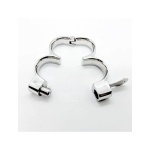 Stainless Steel BDSM Handcuffs L - Unique Accessory